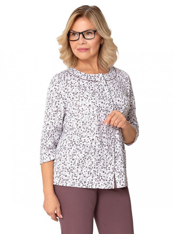 Piżama Martel Maria II 201 3/4 3XL-4XL damska rozpinana