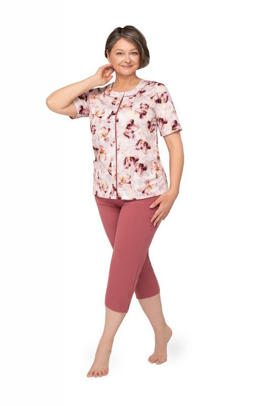 Piżama Martel Maria I 200 kr/r 3XL-4XL damska rozpinana