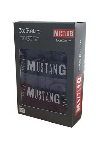 Bokserki Mustang 4046-1003 Retro A&#039;3 S-2XL