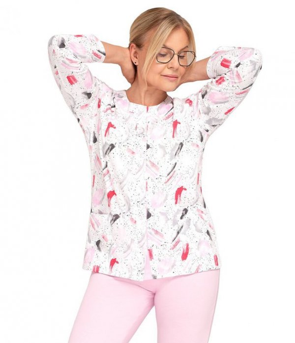 Piżama Martel Maria III 202 dł/r 3XL-4XL damska rozpinana