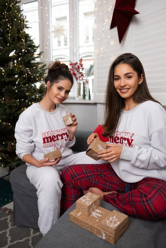 Piżama Sensis Graciana Soft dł/r Christmas S-XL