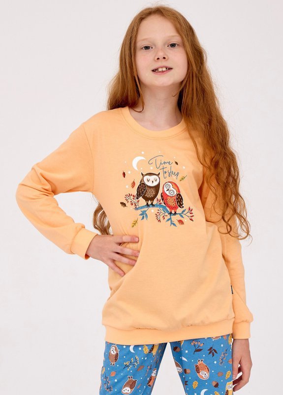 Piżama Cornette Young Girl 978/176 Owls 2 dł/r 134-164