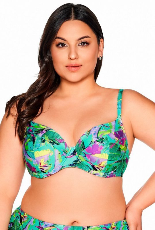 Biustonosz kąpielowy full cup Ava SK 210 Vibrant Green Maxi