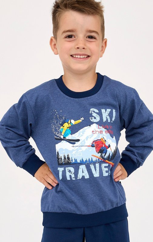 Piżama Cornette Kids Boy 477/158 Ski 86-128