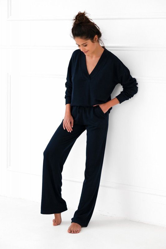 Piżama Sensis Navy Blue dł/r S-XL
