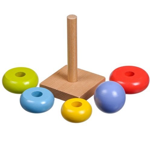 Drewniana układanka dla dziecka - wieża LL 152 - WYSYŁKA 24H