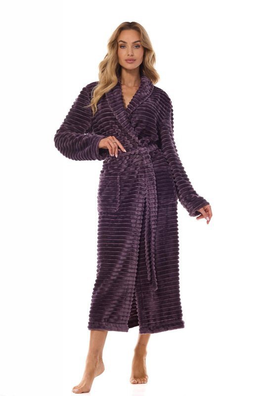 Szlafrok L&amp;L 2415 Ritta długi 3XL damski - WYSYŁKA 24H