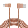 Kabel USB - wtyk kątowy typu C  1m 3A Kruger&Matz