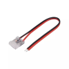 Konektor Złączka Taśm LED V-TAC Przeźroczysta Z przewodami Gęste/Zwykłe/COB 8mm