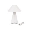 Lampka Biurkowa Nocna V-TAC 3W LED 24cm Ładowanie USB Ściemnianie Biała VT-1051 3000K-6000K 200lm