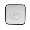 Plafon V-TAC 18W LED Kwadrat 25x25cm Natynkowy IP44 Czarny VT-8618B 4000K 1830lm
