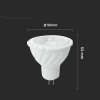 Żarówka LED V-TAC 6W GU5.3 MR16 12V 38st VT-257 4000K 445lm