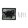 Kinkiet Ścienny V-TAC GU10 Aluminium Kwadrat Czarny W Dół IP44 VT-7651