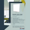 Panel LED V-TAC 29W 600x600 PMMA 137Lm/W VT-6129 4000K 3960lm