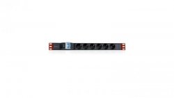 Listwa zasilająca Rack 19 1U 250V/16A 6X Schuko 3M I-CASE STRIP-61UD