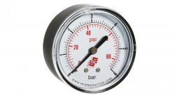 Manometr standardowy z przyłączem tylnym, śr. 40mm, 0-6bar, G1/8, M40A.PL006G18