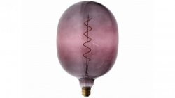 ŻARÓWKA DECO CORIANDOLI EGG GREY-PINK E2 7 4W