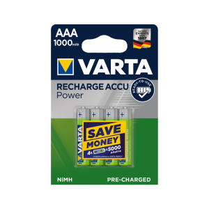 Akumulator VARTA AAA 1000mAh 4szt./bl.