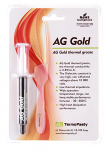 Pasta termoprzewodząca Gold 3g AG AGT-106