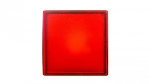 Główka lampki sygnalizacyjnej 30x30mm kwadratowa 22mm czerwona ZB5CV043