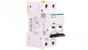Wyłącznik nadprądowy 2P D 2A 6kA AC iC60N-D2-2 A9F05202