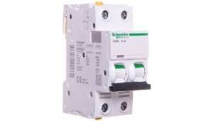 Wyłącznik nadprądowy 2P D 4A 6kA AC iC60N-D4-2 A9F05204