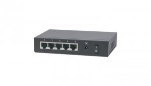 Switch Gigabit 5xPoE Passthrough zasilany PoE lub AC, 68W 561082