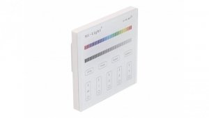 Panel MiLight 4strefy RGBW 230V biały sterownik T3