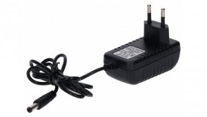 Zasilacz led gniazdkowy 12V 12W 5.5/2.1 czarny