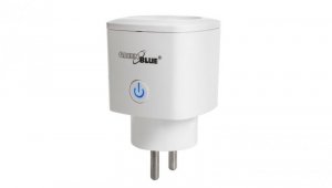 Zdalnie sterowane gniazdko WiFi GreenBlue, Android/iOS/Alexa/Google Home, zuż. energii, timer, max 3680W, typ E, GB720 E