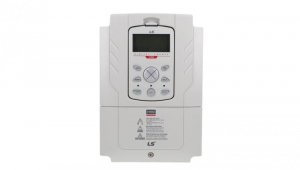 Przemiennik częstotliwości LSIS serii H100 (HVAC) 2,2kW 3x400V AC filtr EMC C3 klawiatura LED LSLV0022H100-4COFN