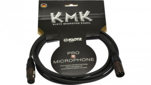 KLOTZ KMK Kabel mikrofonowy przedłużacz XLR (wtyk / gniazdo) 3m