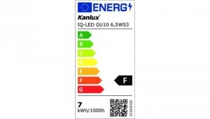 Żarówka LED IQ-LED GU10 6,5WS3-NW 540lm wąski kąt 36 4000K barwa neutralna 35244