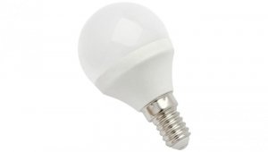 Żarówka LED E14 230V 6W kula 520lm ciepła