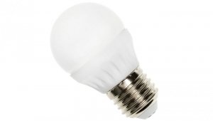 Żarówka kulka e27 led 6w ww 520lm 230v ciepły