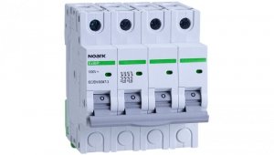 Rozłącznik izolacyjny 63A 4-biegunowy 4P (400V DC) 4-modułowy NOARK
