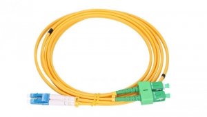 Patchcord Jednomodowy, Duplex, G657A1, 3mm, 5m Extralink SC/APC-LC/UPC