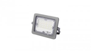 Naświetlacz LED PREMIUM 20W 2000LM AC220-240V IP65 kąt świecenia 90 stopni neutralna biała 4000K szary