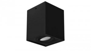 Lampa oprawa sufitowa plafon natynkowy HARY D czarny kwadratowy GU10 03716 STRUHM