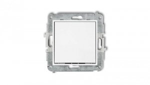 ICON Mechanizm łącznika krzyżowego (jeden klawisz bez piktogramu) biały mat 25IWP-6.1