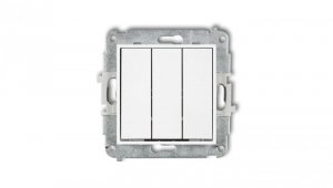 ICON Mechanizm łącznika potrójnego biały mat 25IWP-7