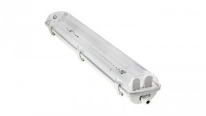 Oprawa Hermetyczna LED Pyłoszczelna 60cm 2xT8 G13 IP65 OHLD-218 Lumiled 2x60 metalowe klipsy pełna blacha