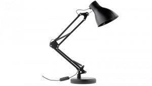 Lampka Biurkowa Stołowa LED 7W CCT Ściemnialna Marti Czarna Lumiled