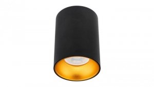 Oprawa Halogenowa Natynkowa Aluminiowa SPOT TUBA do LED GU10 Czarno - Złota