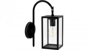 Kinkiet Ogrodowy Dół Lampa Elewacyjna Malmo E27 IP44 Grafit - GOLDLUX