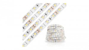 Taśma LED Pasek 12V 24W 300LED 2835 Zimna IP65 8mm 5m