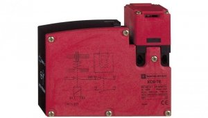 Wyłącznik krańcowy bezpieczeństwa 2R styk wolnoprzełączający blokada magnetyczna PREVENTA XCSTE7312