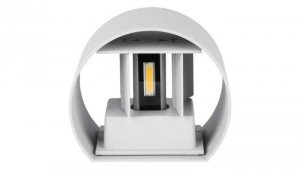 Lampa elewacyjna, kinkiet walec LED 6W 660lm 3000K IP65 biała barwa ciepła WW szara V-TAC VT-756-G