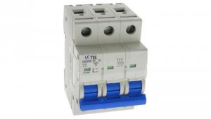 Wyłącznik instalacyjny nadprądowy nadmiarowoprądowy 3P 3M C 10A 6kA 493045 EBS9B