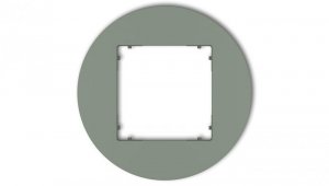 MINI Ramka uniwersalna pojedyncza okrągła z tworzywa szałwiowy 61MRTO-1